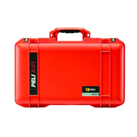 PELI 1525 Air Leichter Schutzkoffer für DSLR und Spiegelloser Kameraausrüstung, Wasser- und Staubdicht, 26L Volumen, Mit Schaumstoffeinlage (Anpassbar), Farbe: Orange