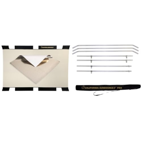 Sun-Bouncer PRO Reflector KIT Zebra Gold/Silber