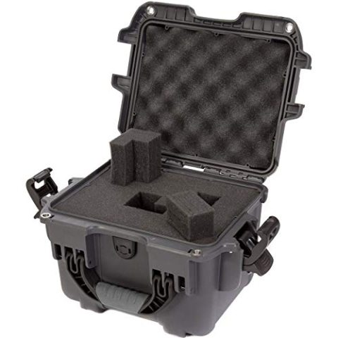 NANUK 908 Wasserdichter Hartschalenkoffer Mit Plüschschaumeinlage - Graphit
