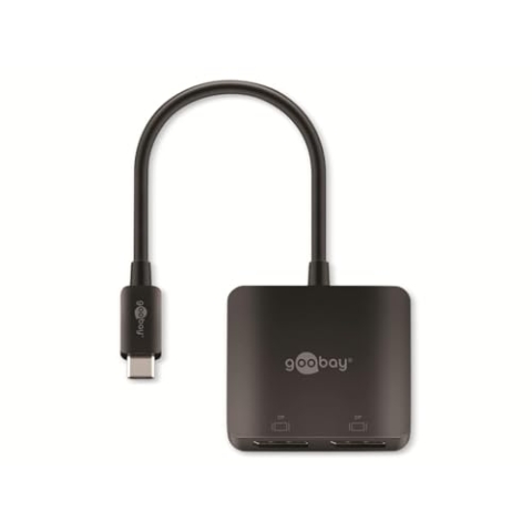 goobay USB-C Adapter > 2 x DP 60171