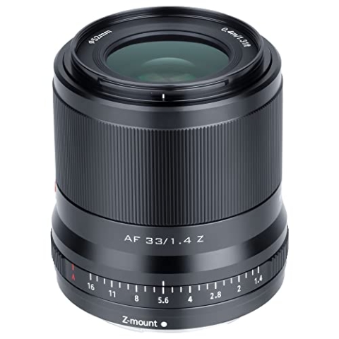 VILTROX AF 33mm F1.4 Autofokus APS-C Objektiv Festbrennweite für Nikon Z-Mount Kameras Z5 Z50 Z6 Z6II Z7 Z7II Zfc