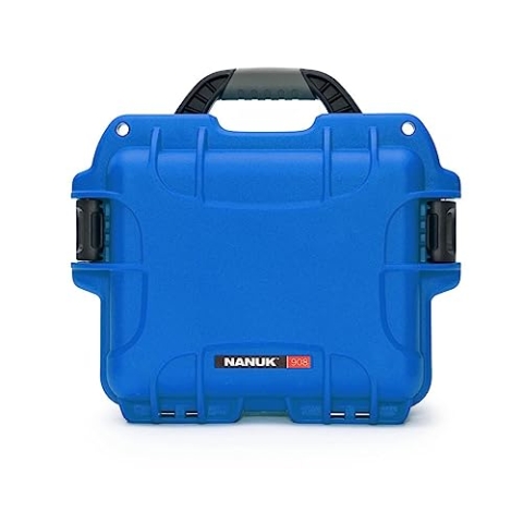 NANUK 908 Wasserdichter Hartschalenkoffer Mit Plüschschaumeinlage - Blau