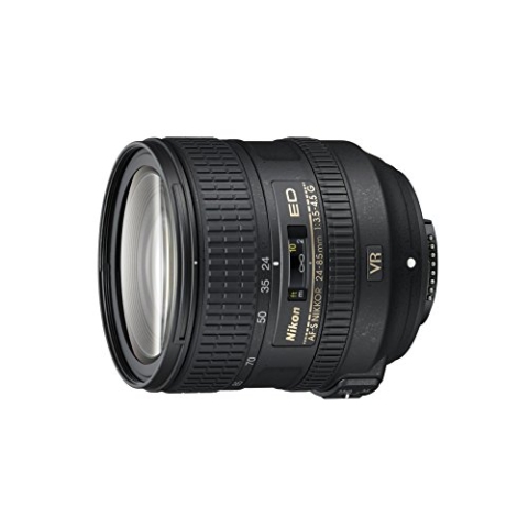 Nikon Nikkor AF-S Objektiv 24-85 mm 1: 3,5-4,5G ED VR, Schwarz [Nital Card: 4 Jahre Garantie]
