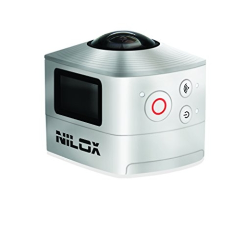 Nilox Action-Kamera Evo 360 Videokamera Full-HD, 1.920 x 1.440 P, 30 fps, 8 MP, Silber