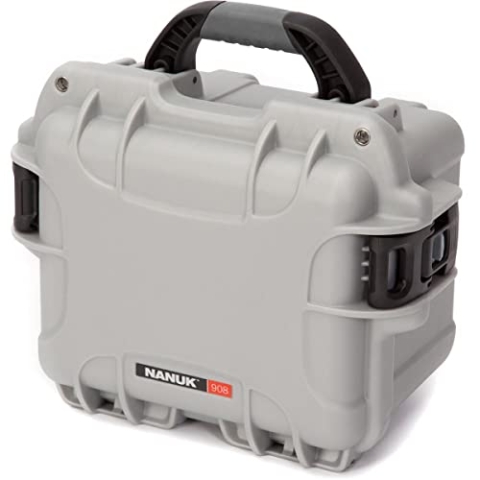 NANUK 908 Wasserdichter Hartschalenkoffer leer - Silber