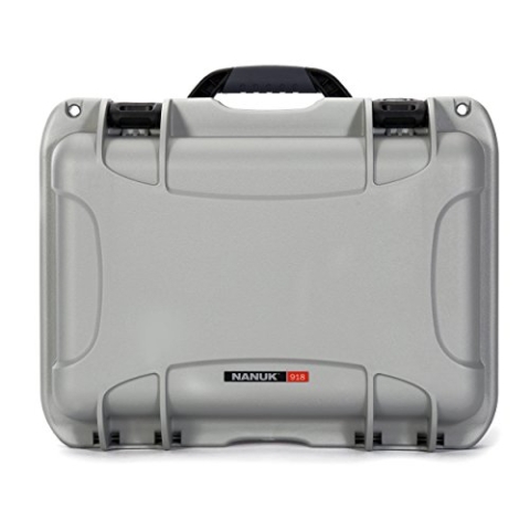 NANUK 918 Wasserdichter Hartschalenkoffer leer - Silber