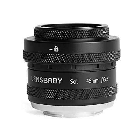 Lensbaby - Sol 45 - für Sony E- Sweet Spot - Weiches Bokeh - Kompatibel mit Einer Vielzahl von Kameras