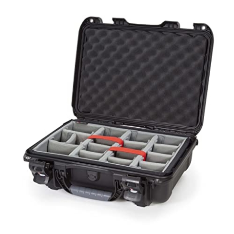 NANUK 923 Wasserdichter Hartschalenkoffer Mit Gepolsterten Trennwänden - Schwarz