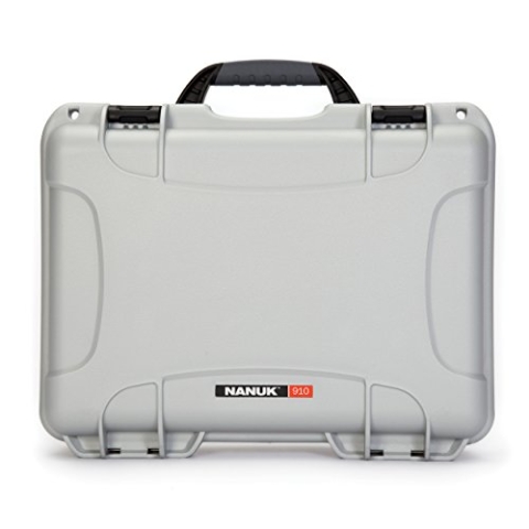 Nanuk 910 Wasserdichter Hartschalenkoffer leer - Silber