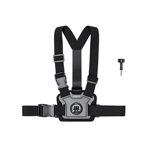 DJI Osmo Action Brustgurthalterung, kompatibel mit Osmo Action 5 Pro,Osmo Action 4,Osmo Action 3,DJI Action 2,Osmo Action