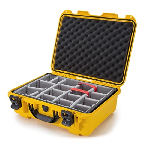 NANUK 930 Wasserdichter Hartschalenkoffer Mit Gepolsterten Trennwänden - Gelb