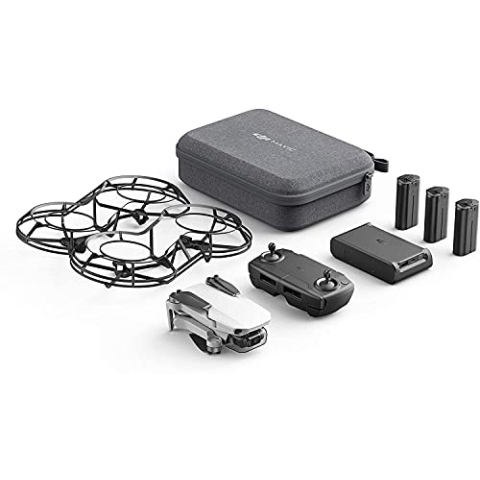DJI Mavic Mini Combo (EU) – Drohne und Zubehör Kit, leicht und tragbar, Flugzeit: 30 Min, Übertragungsentfernung: 4 km HD-Videoübertragung, 3-Achsen-Gimbal, 12 MP, HD-Video 2,7 K