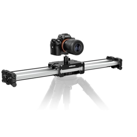 Edelkrone SliderPLUS PRO v5 Lang - motorisierbarer Schwerlast Slider mit bis zu 90cm Kamerafahrt und Einer Traglast von bis zu 9kg