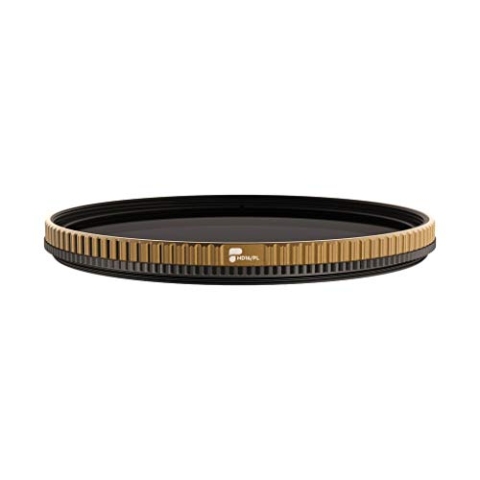 PolarPro - Quartzline ND16/PL - 82 mm - Neutraldichtefilter - Cinema Series - Messingrahmen - Anti-Kratz / Anti-Öl / hydrophobe Beschichtung - Polarisationsfilter