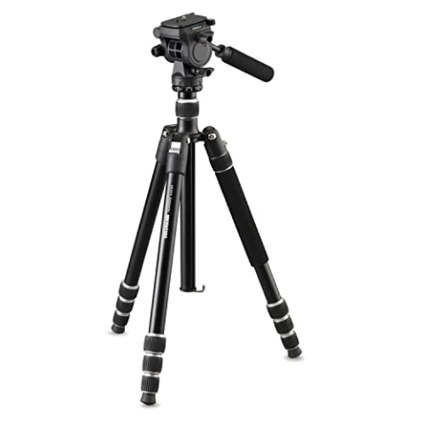 CULLMANN - 52325 - NANDO - 560M RW15 - Stativ - Aluminium - Reisestativ - Leichtgewicht - Schnellspanner - Kompakt - 163 cm
