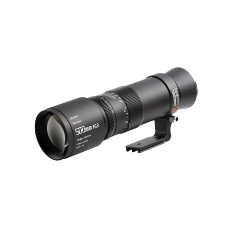 TTArtisan 500 mm F6.3 Teleobjektiv mit Metallgehäuse, kompatibel mit GFX-Halterung, Schwarz