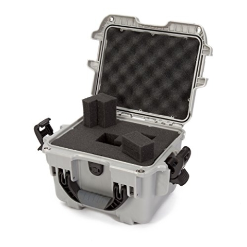 NANUK 908 Wasserdichter Hartschalenkoffer Mit Plüschschaumeinlage - Silber