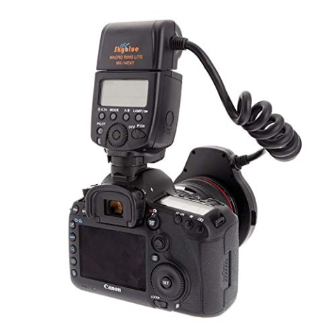 Meike MK-14EXT LED E-TTL Makro Ring Flash Für Canon 5D II III 6D 7D 60D 70D 700D SLR Kamera mit 8 Adapter Ring