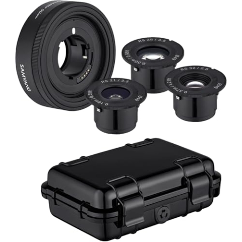 Samyang - Remaster Slim AF - DREI Brennweiten – 21 mm, 28 mm und 32 mm – mit einem einzigen Linsenmodul - Sony FE