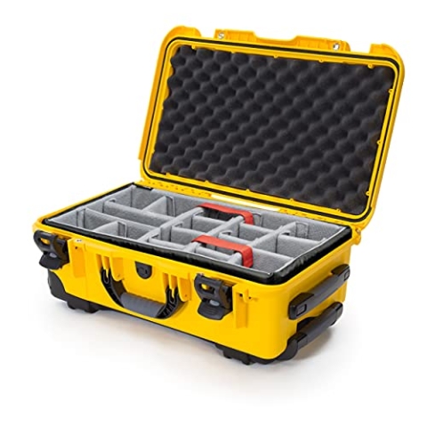 NANUK 935 Wasserdichter Hartschalenkoffer Mit Gepolsterten Trennwänden - Gelb