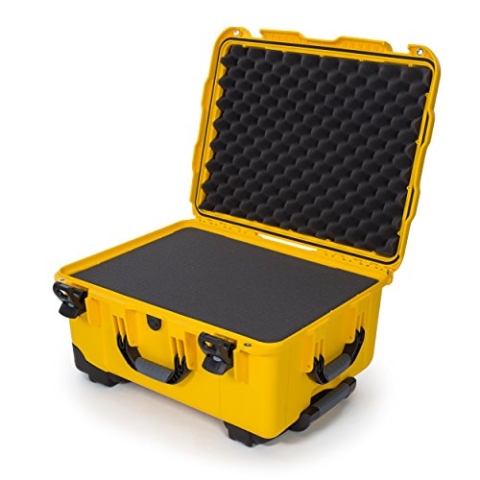 Nanuk 950 Wasserdichter Hartschalenkoffer Mit Rädern und Anpassbarer Schaum - Mit Rädern - Gelb