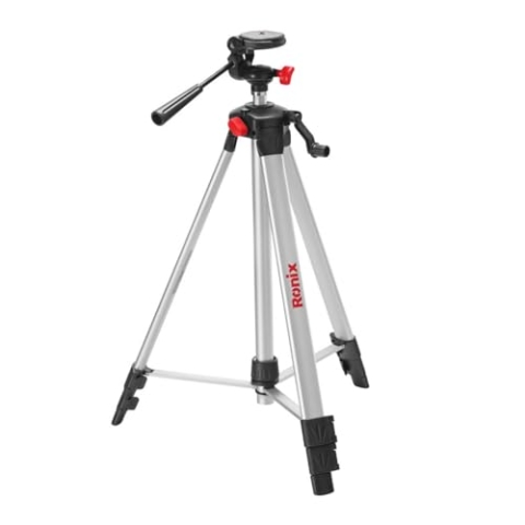 Laser-Stativ 155 cm – stabile und verstellbare Halterung – 360 ° drehbar – Ergonomischer 3D-Kopf – maximale Belastung 5 kg – ideal für Nivellierung, Bau und Technik