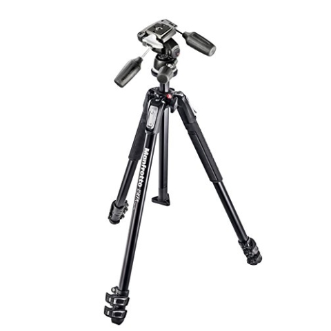 Manfrotto 190X 3 Segmente Aluminium Stativ mit 3-Wege Neiger