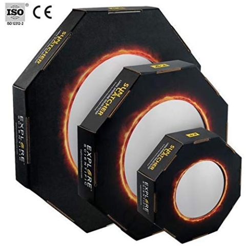 Explore Scientific Sun Catcher Sonnenfilter für 9"- 10" SC Teleskope zur Beobachtung der Sonne im Weisslicht