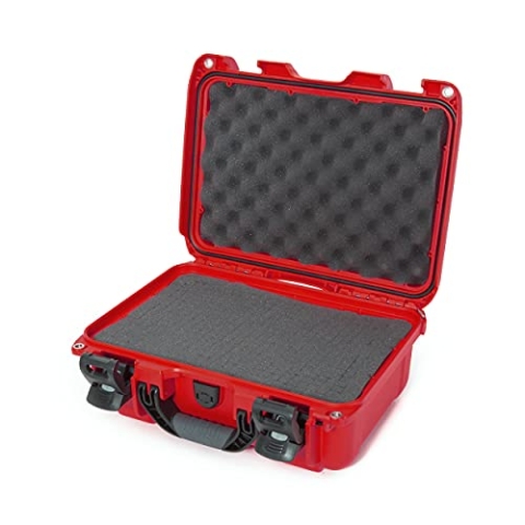 NANUK 915 Wasserdichter Hartschalenkoffer Mit Plüschschaumeinlage - Rot