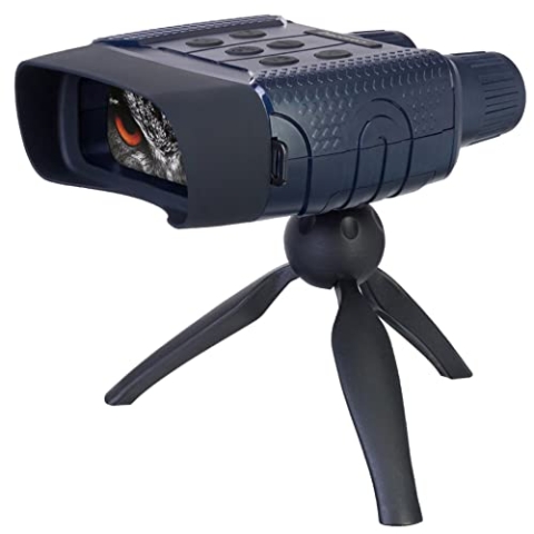 Levenhuk - Discovery Night BL20 Binoculars mit Tripod, Farbe Schwarz (79646)