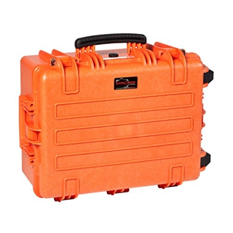Explorer Cases 5326 OE Waterproof Dustproof Multi-Purpose Protective Case with Wheels, Orange
