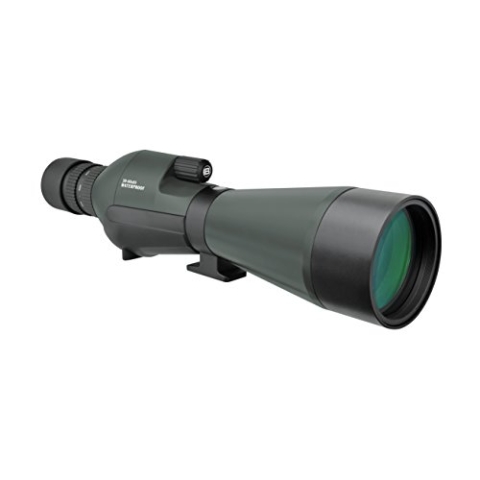 Bresser wasserdichtes Spektiv Condor 20-60x85 mit geradem Einblick und stufenlosen Zoom mit Mehrschichtvergüteter Optik inklusive 240° drehbarem Korpus und Universaltasche mit Trageriemen