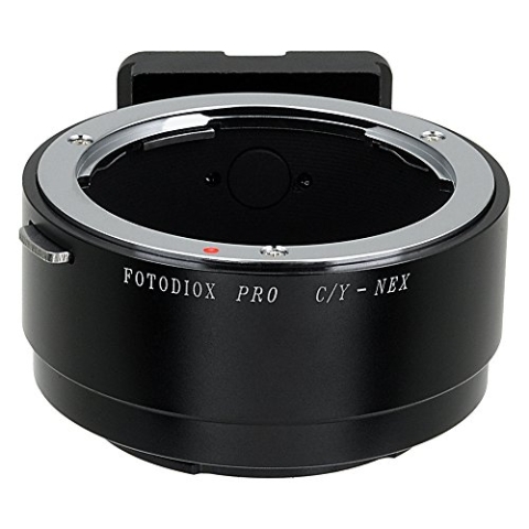 Fotodiox Pro Lens Mount Adapter Compatible with Contax/Yashica (CY) Lenses on Sony E-Mount Cameras
