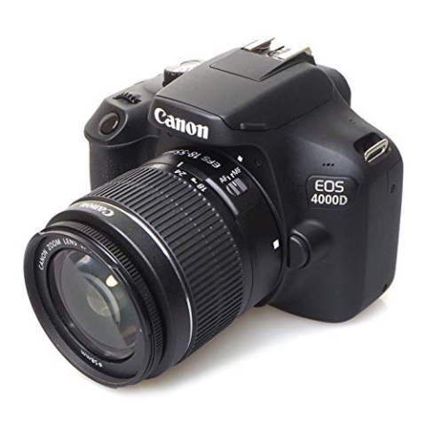 Canon EOS 4000D Kit 18-55mm DC III Spiegelreflexkamera, schwarz
