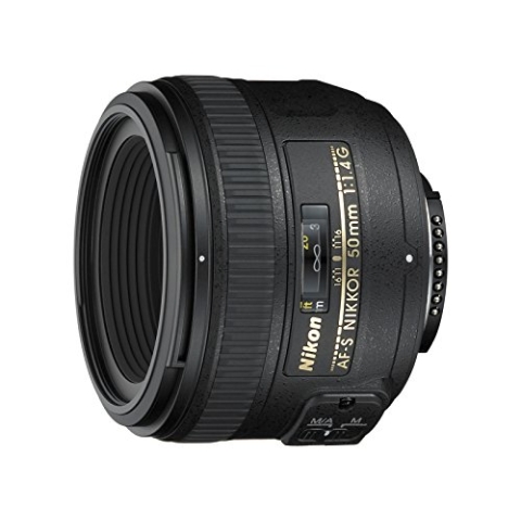 Nikon AF-S Nikkor 50 mm f/1,4 G Objektiv, schwarz [Nital Card: 4 Jahre Garantie]