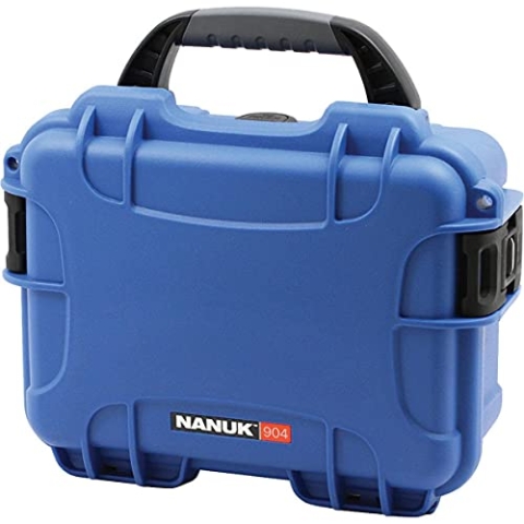 Nanuk 904 Wasserdichter Hartschalenkoffer Mit Plüschschaumeinlage - Blau