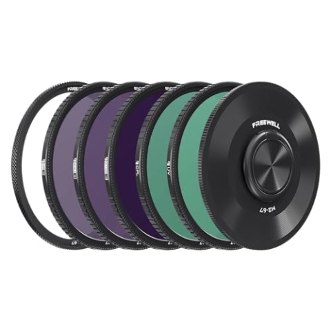 Freewell M2 Magnetic Quick Swap 5er-Pack 67mm ND8, ND64, ND1000, CPL & UV Filter