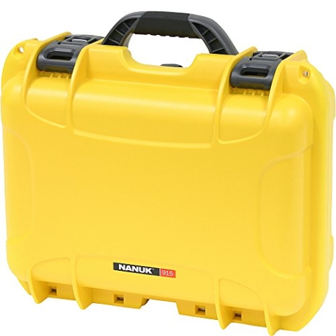 NANUK 915 Wasserdichter Hartschalenkoffer Mit Plüschschaumeinlage - Gelb