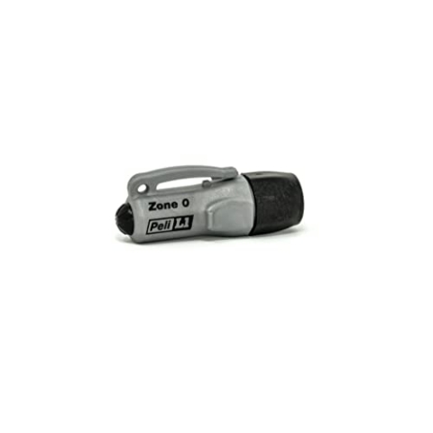 PELI 1930Z0: ATEX Zone 0 Ex-Schutz LED-Taschenlampe, Premium-Taschenlampe, Hohe Qualität für Industrie, Handwerker, Feuerwehr, IPX4 wasserfest, Farbe: Grau
