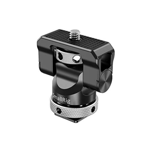 SMALLRIG Support de Moniteur Pivotant et Inclinable Avec Adaptateur de Cold Shoe - BSE2346