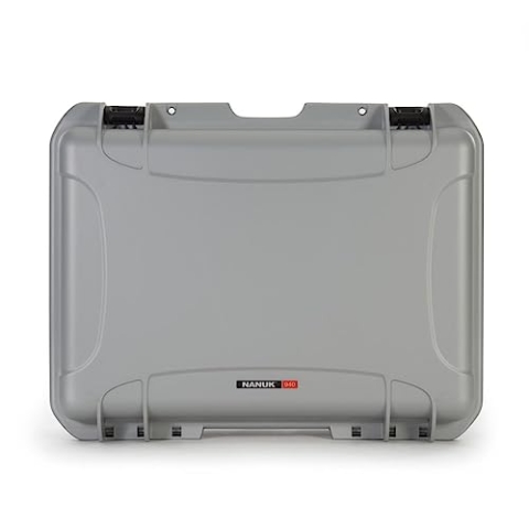 NANUK 940 Wasserdichter Hartschalenkoffer leer - Silber