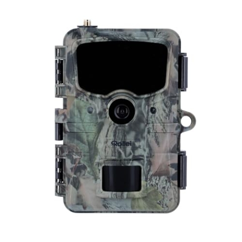 Rollei Wildkamera 4G - 16 MP Full HD, Nachtsicht, wasserdicht IP66, 4G-Konnektivität, Infrarot-LEDs, Lange Batterielaufzeit, Outdoor-Überwachungskamera