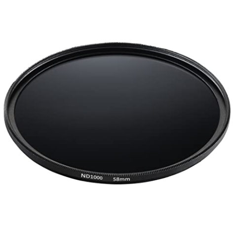 Hama Neutral Graufilter Set 58 mm (bestehend aus ND8, ND64, ND1000 Filtern, ND Filter, Neutraldichtefilter Set mit 3 Graufiltern, NMC16 Beschichtung, zusätzliches Frontgewinde, mit Tasche)