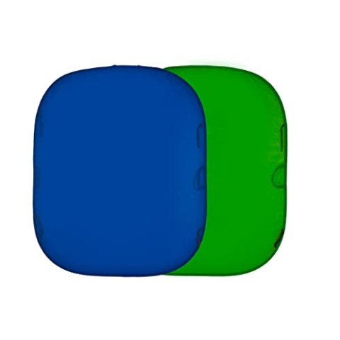 Manfrotto Chromakey Falthintergrund Doppelseitig Blau/Grün 150X180cm