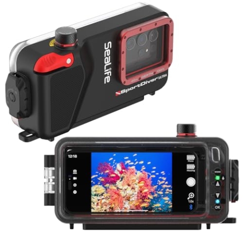 SeaLife SportDiver Ultra Unterwasser Video und Foto Tauchgehäuse für Smartphones