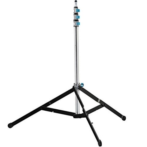 Bresser BR-LS310 PRO Robustes und stabiles Lampenstativ aus Aluminium höhenverstellbar von 98,5-310 cm mit Luftfederung und Zapfenadapter F004343