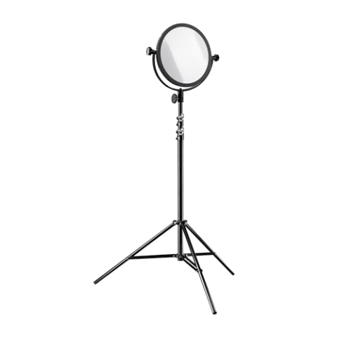 Walimex Pro LED Round 300 Beleuchtungs-Set mit Stativ (300 LED, 5600K Tageslicht, stufenlos dimmbar)