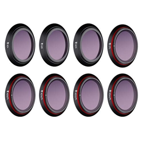 Freewell All Day - 4K-Serie - 8Pack Filter Kompatibel mit Autel Evo II 8K