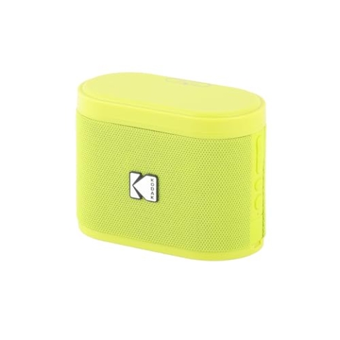 Kodak Soundbrix – Magnetischer Bluetooth-Lautsprecher mit Docking-Mechanismus, kabellose Übertragung, verbinden Sie bis zu 100 Lautsprecher, Akkulaufzeit von 3 Stunden, Typ-C, Leistung 5 W RMS – Gelb