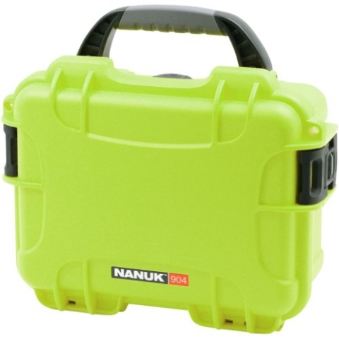 Nanuk 904 Wasserdichter Hartschalenkoffer leer - Limette